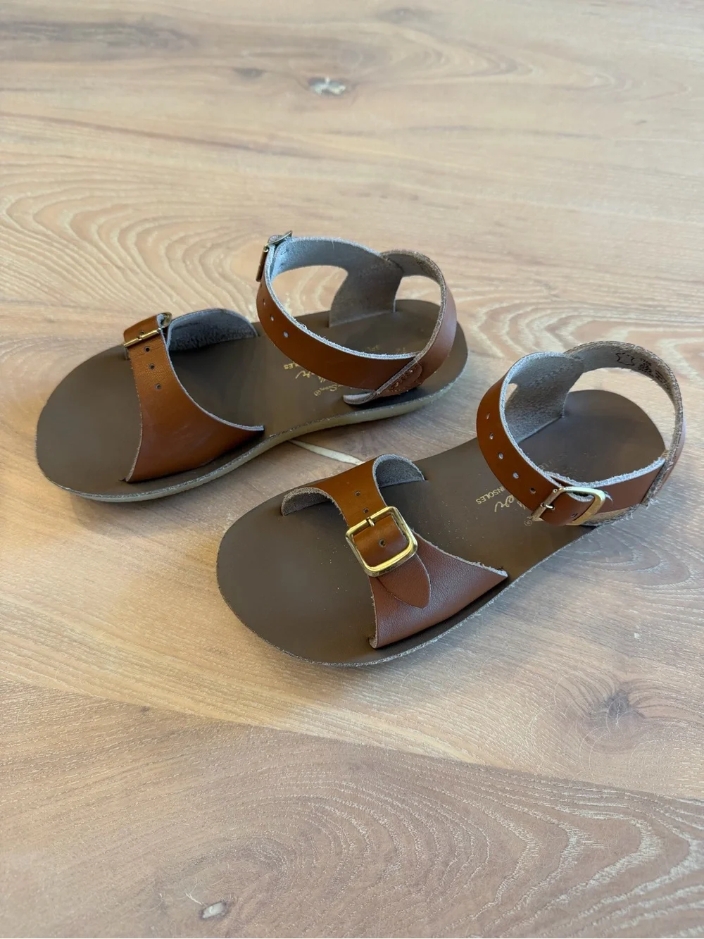 Kids Brown Sun-San Surfer Sandals